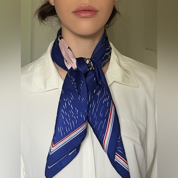 Vintage Skemo Canada Common Loon Acetate Scarf - Designed in Canada Unisex - Picture 1 of 9